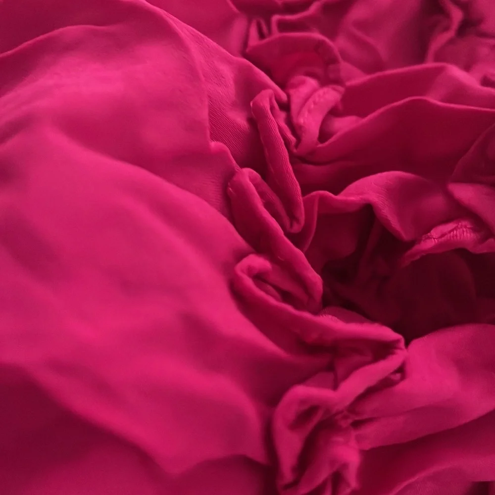 Ralph Lauren cerise pink ruffle skirt age 3 wedding party boho